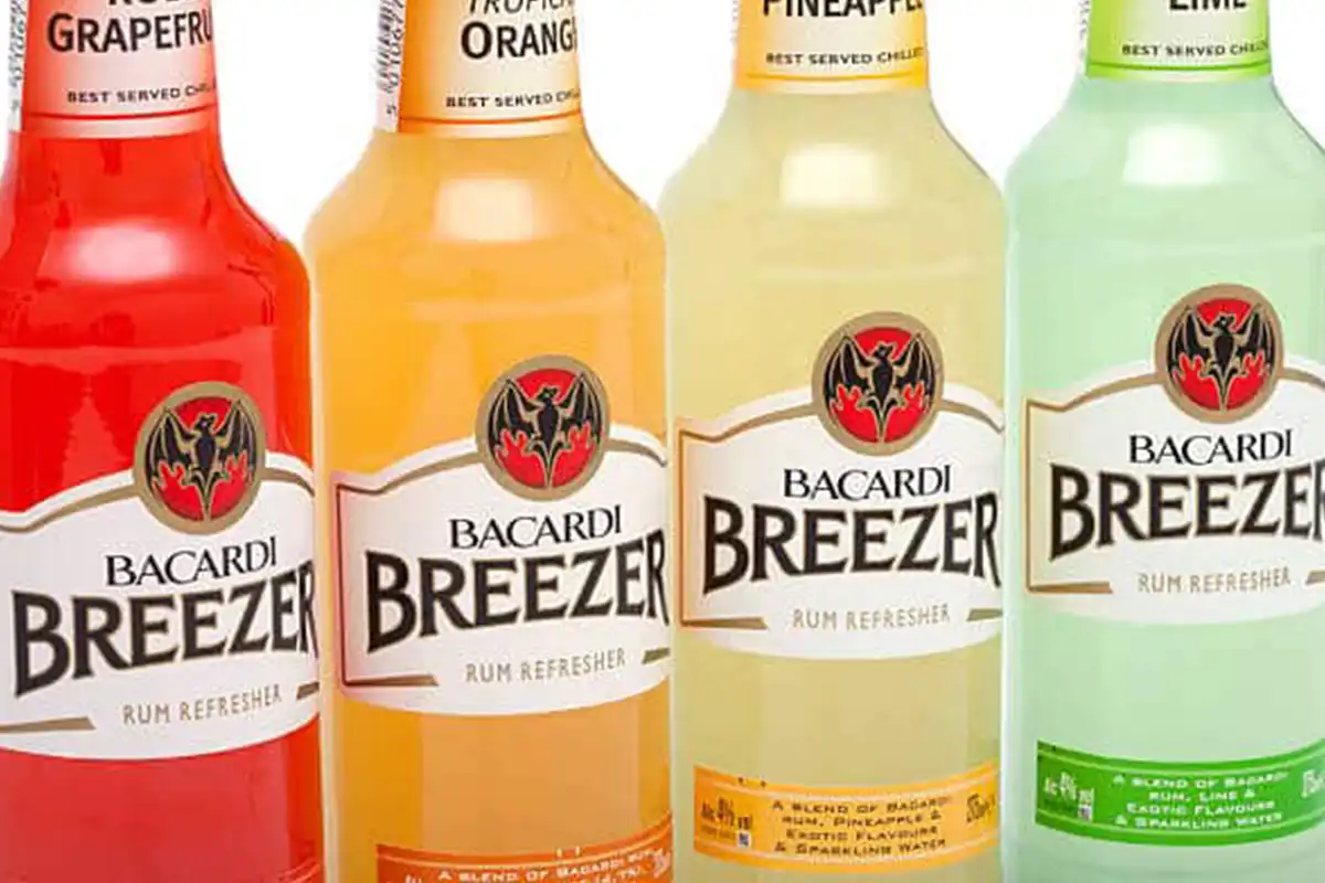 Variedades de Bacardi Breeze