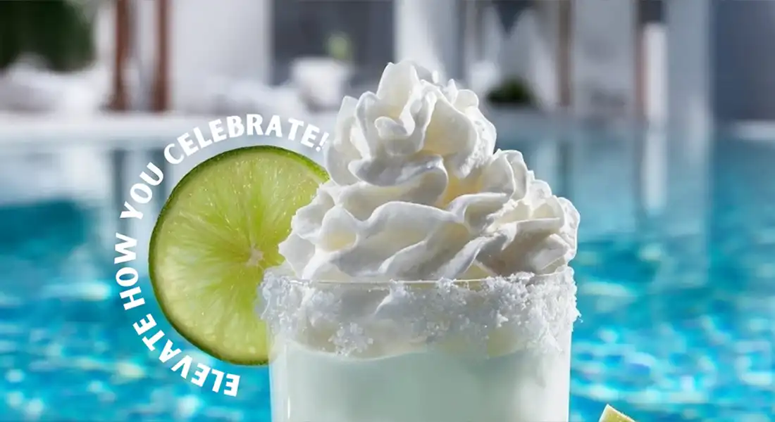 cream whipped fusion en un vaso para disfrutar en verano